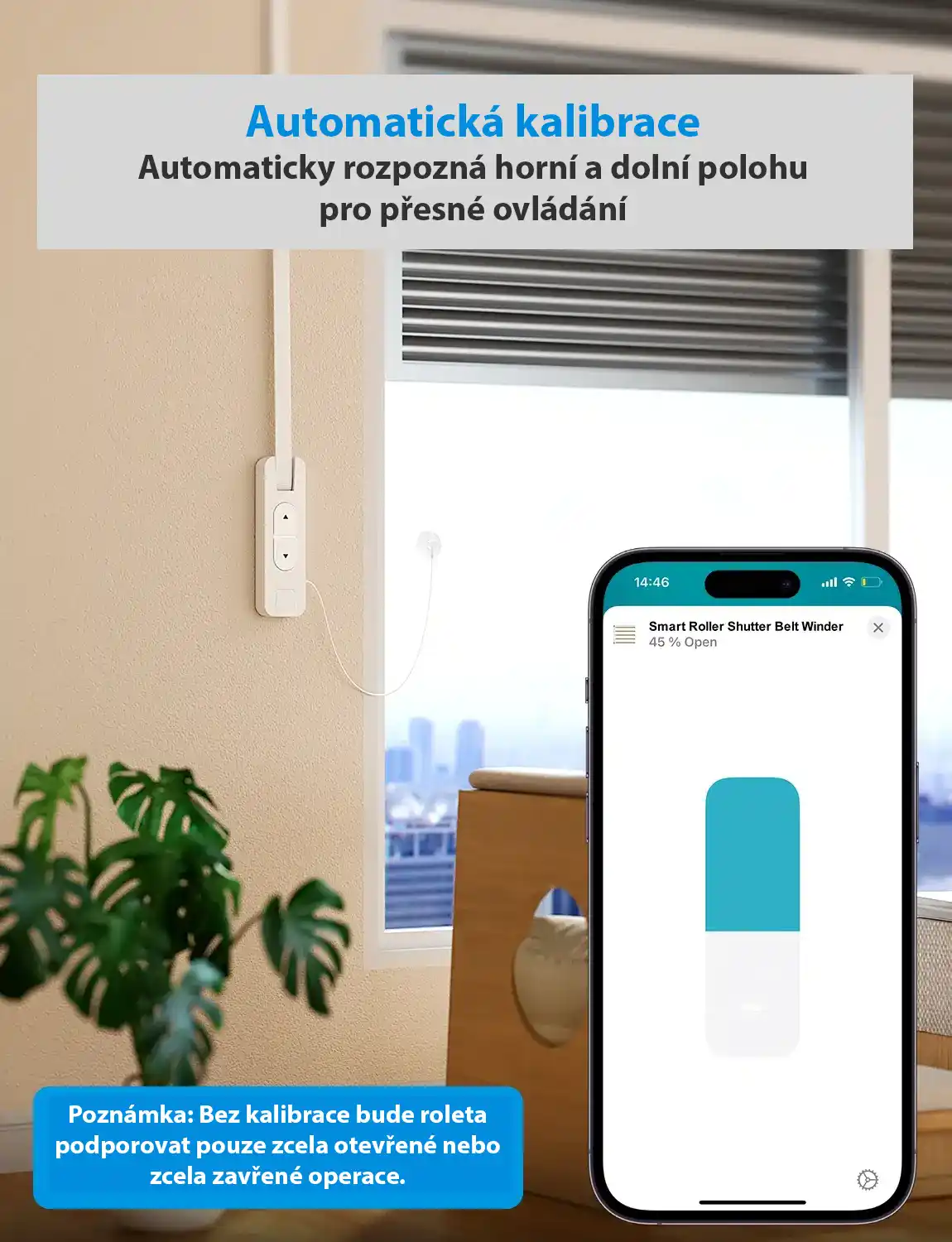 Automatická kalibrace - Matter Smart Wi-Fi